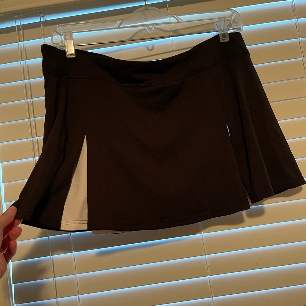 Pleated tennis skort